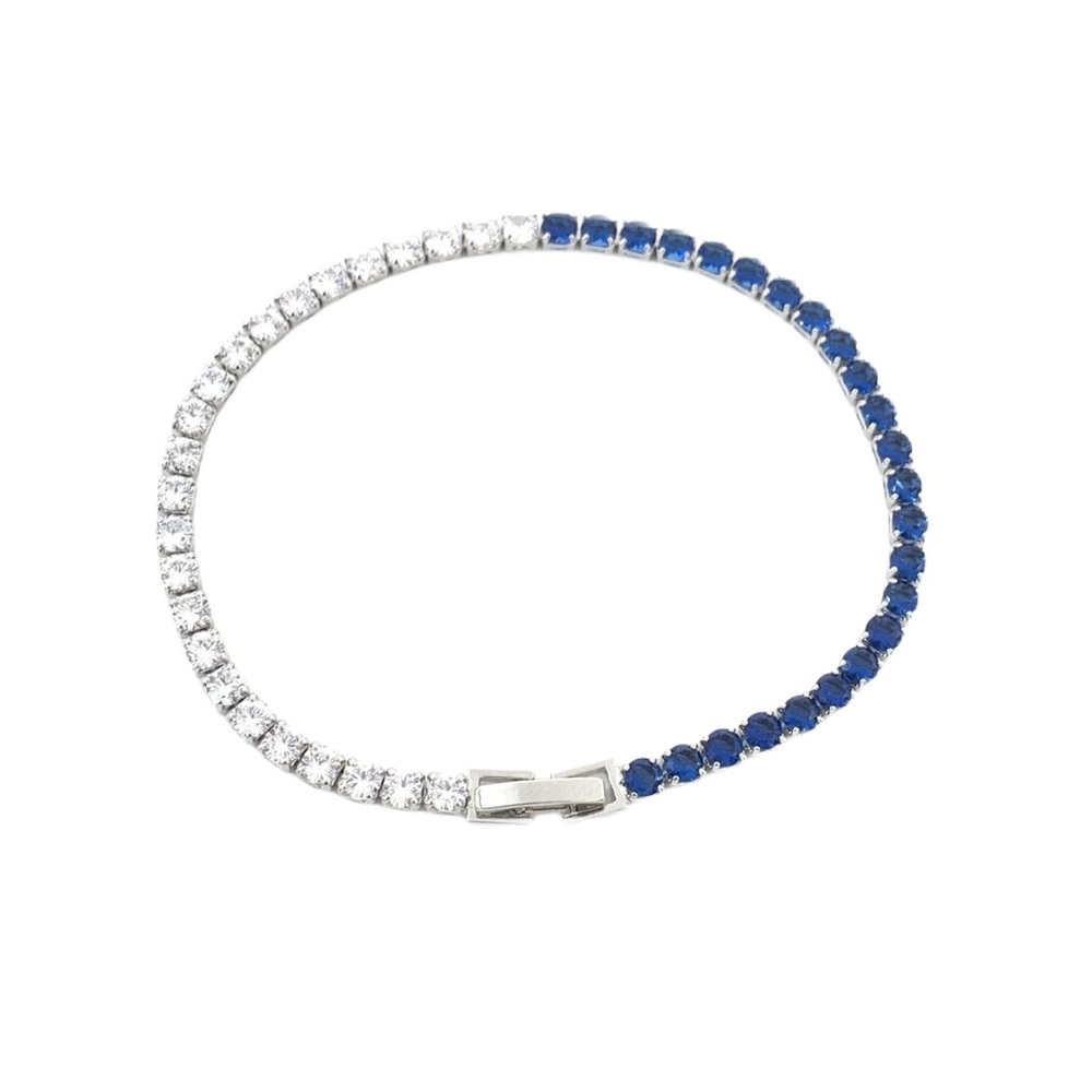 Classic Tennis  bracelet with clasp closure brand new, 7.2”inch